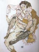 Egon Schiele Seated Couple (mk20) oil painting picture wholesale